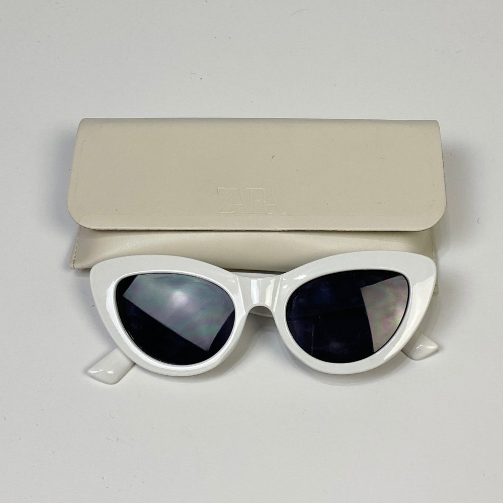 Zara White CAT EYE Sunglasses